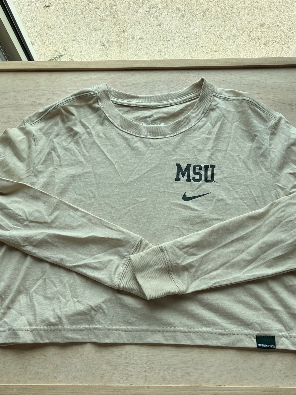 Nike Women's S Michigan State Spartans Rattan Jr Varsity Long
Sleeve T-Shirt
